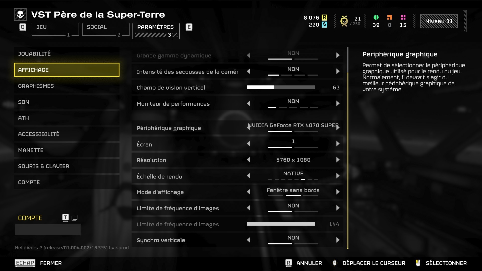 Paramètre 4